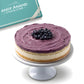 Andy Anand Sugar-Free Blueberry Lemon Mousse Cake, 2.6 lb – Keto & Diabetic-Friendly, Tangy Lemon Ganache, No Preservatives, Birthday Gift