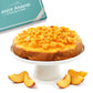 Andy Anand Sugar-Free Peach Cheesecake, 9-Inch, 2.6 lb – Diabetic-Friendly, Amazingly Delicious, California Cream Cheese, Birthday Gift Box