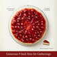 Andy Anand Sugar-Free & Gluten-Free Cherry Cheesecake, 9-Inch – Diabetic-Friendly, Fresh California Cream Cheese, Handmade, Birthday Gift