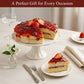 Andy Anand Traditional Strawberry Cake, 9-Inch, 2 lb – Freshly Baked, Real Strawberries, No Preservatives, Birthday & Celebration Gift Box