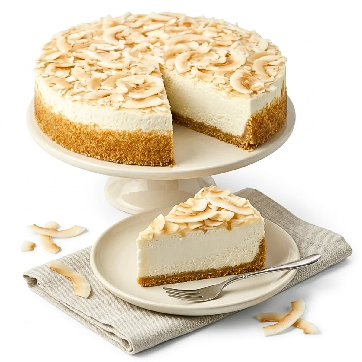 Andy Anand Sugar-Free Coconut Lemon Cake 2.8 Lb | Real Lemon Ganache & Shredded Coconut | Stevia Sweetened | Keto & Diabetic-Friendly | Freshly Baked to Order, Never Frozen