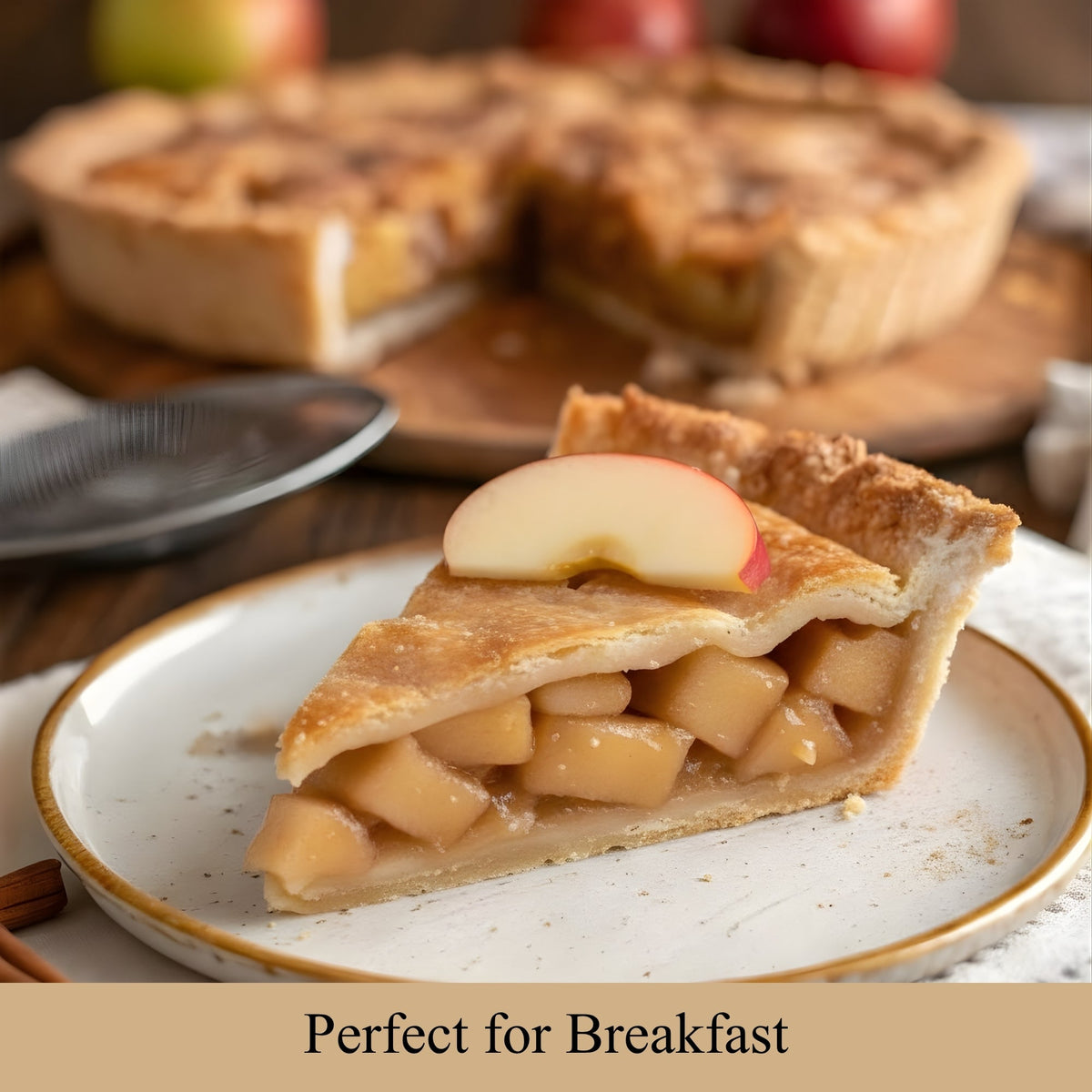 Andy Anand Sugar-Free Apple Pie, 2.9 lb – Keto & Diabetic-Friendly, Real Apples & Cinnamon, Flaky Crust, No Added Sugar, Birthday Gift Box