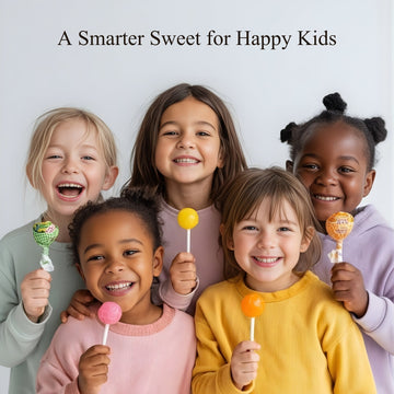 Andy Anand Vitamin C Lollipops, 29 ct, 8.8 oz – Real Fruit Juice, Keto, Kids Immune Support, Birthday & Holiday Gift Box
