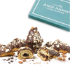 Andy Anand Dark Chocolate Almond Croissant Cake, 10 pc, 2 lb – Hand-Baked, Buttery Flaky Pastry, Toasted Almonds, Gourmet Birthday Gift Box