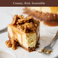 Andy Anand Sugar-Free Caramel Apple Cheesecake, 9-Inch, 2.8 lb – Cinnamon Apple, Keto & Diabetic-Friendly, California Cream Cheese Gift
