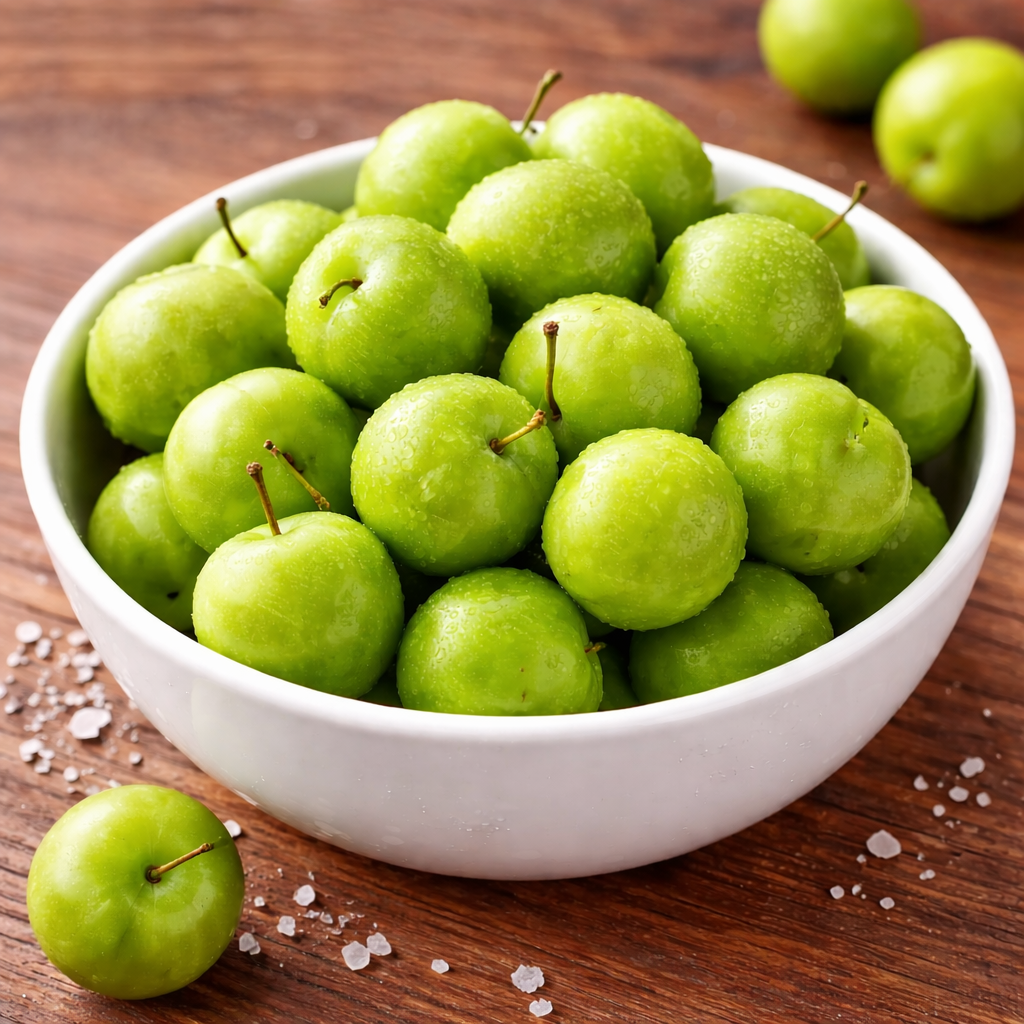 Sour Green Plum, Green Plums, Janerik (1 lb) By Albasha