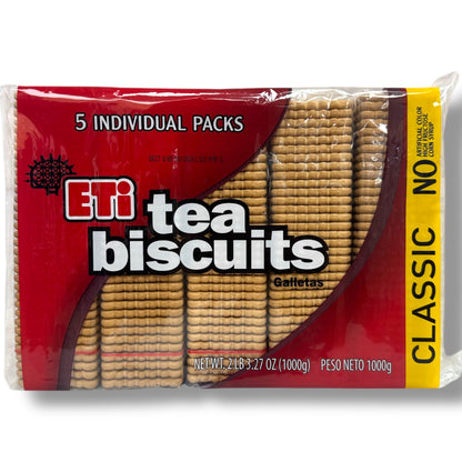 ETI Tea Biscuits – 1000G Crunchy Sweet Flavor