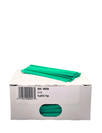 Bag Ties, Plastic, 3.5", 2000 Count