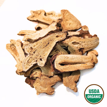 Bai-Zhu Atractylodes / White Atractylodes Organic (Slice)- Atractylodis macrocephalae Rhizoma - Bai Zhu - Organic Grade
