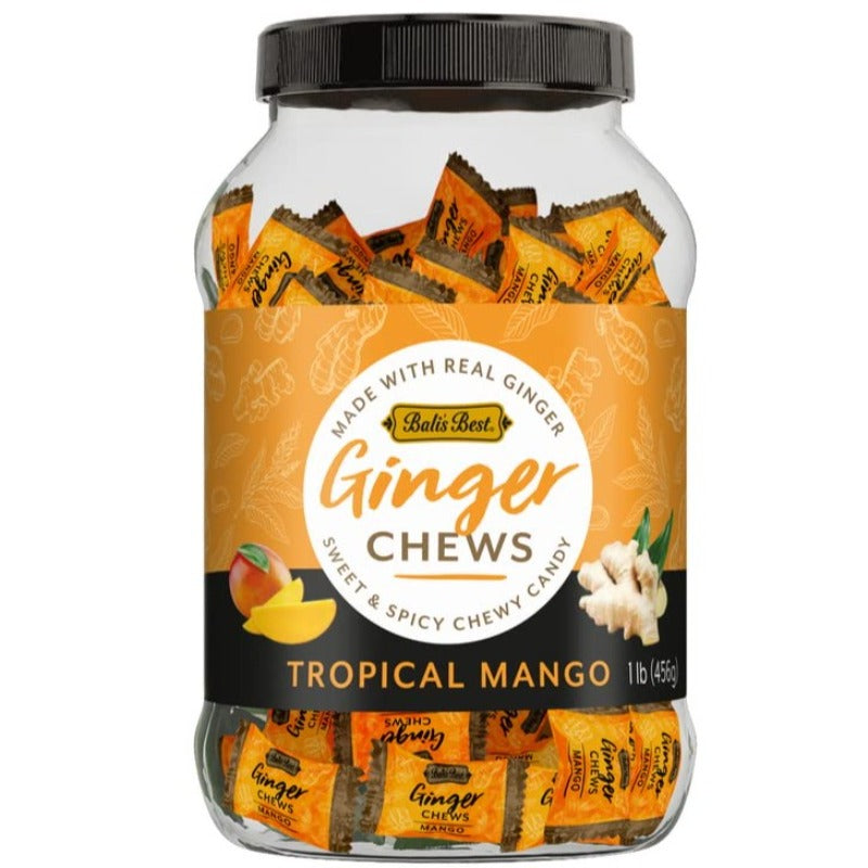 Balis Best Mango Ginger Chews Jar