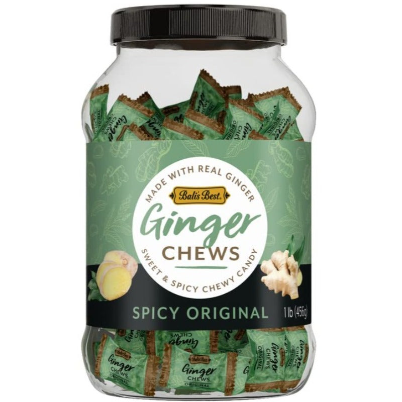Balis Best Original Ginger Chews Jar