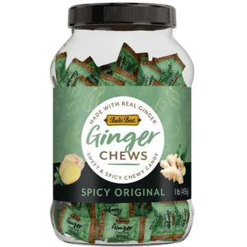 Balis Best Original Ginger Chews Jar