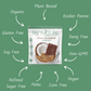 Instant Dairy Free Coconut Hot Cocoa Mix  | Single Serving 5 Pack |Gluten Free, Vegan and Organic