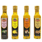 LIQUIDATION! Basso 1904 Infused Extra Virgin Olive Oil Gift Set – 4 x 8.5 fl. oz (250 ml) Best By 01/2026