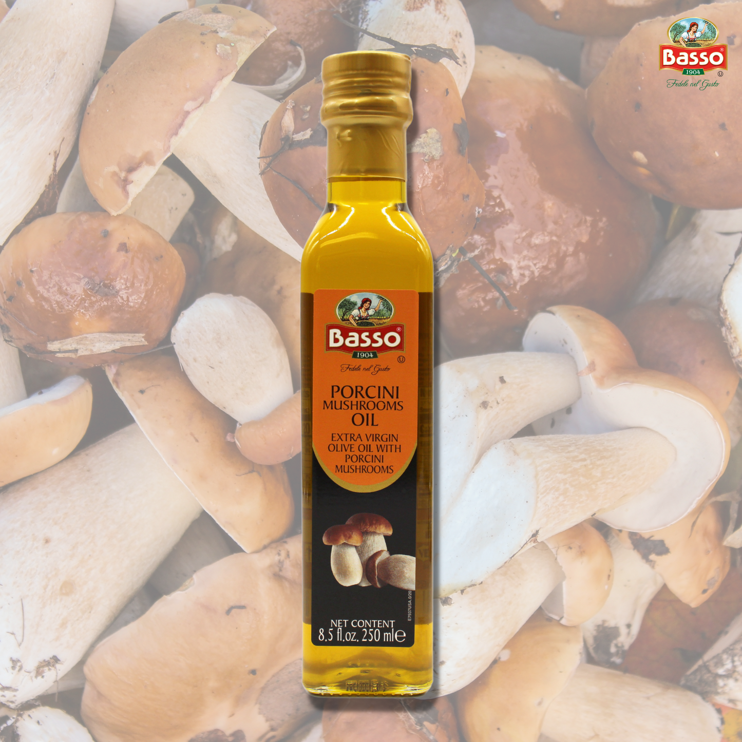 LIQUIDATION! Basso 1904 Infused Extra Virgin Olive Oil Gift Set – 4 x 8.5 fl. oz (250 ml) Best By 01/2026