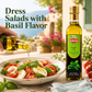 Basso 1904 Basil Infused Extra Virgin Olive Oil – Italian Finishing Oil – 8.5 fl oz (250 ml)