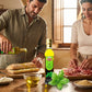 Basso 1904 Basil Infused Extra Virgin Olive Oil – Italian Finishing Oil – 8.5 fl oz (250 ml)