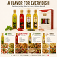 Basso 1904 Infused Extra Virgin Olive Oil Gift Set – Garlic, Chili, Rosemary & Basil – 4 x 8.5 fl oz (250 ml)