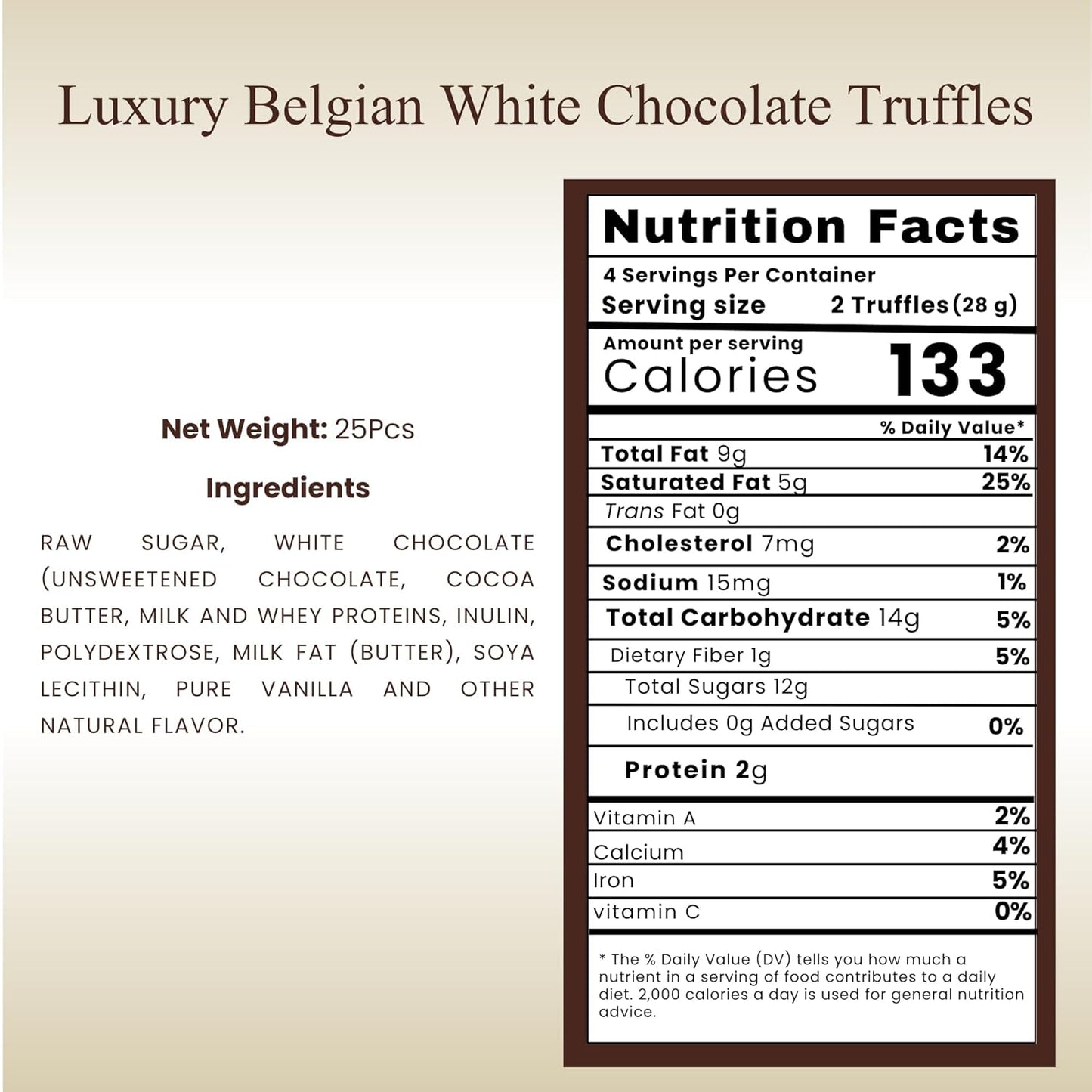 Andy Anand Sugar-Free Luxury Belgian Chocolate Truffles, 25 pc – Espresso, Hazelnut, Strawberry, Coconut, Cherry, Diabetic-Friendly Gift