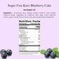 Andy Anand Sugar-Free Dunked Blueberry Cake, 2.5 lb – Keto & Diabetic-Friendly, Fresh Blueberry Juice Infused, No Preservatives Gift Box