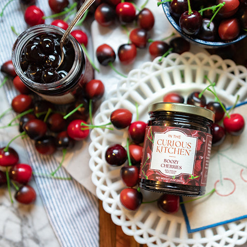 Bourbon Gift Set | Cocktail Cherries, Jam & Mustard