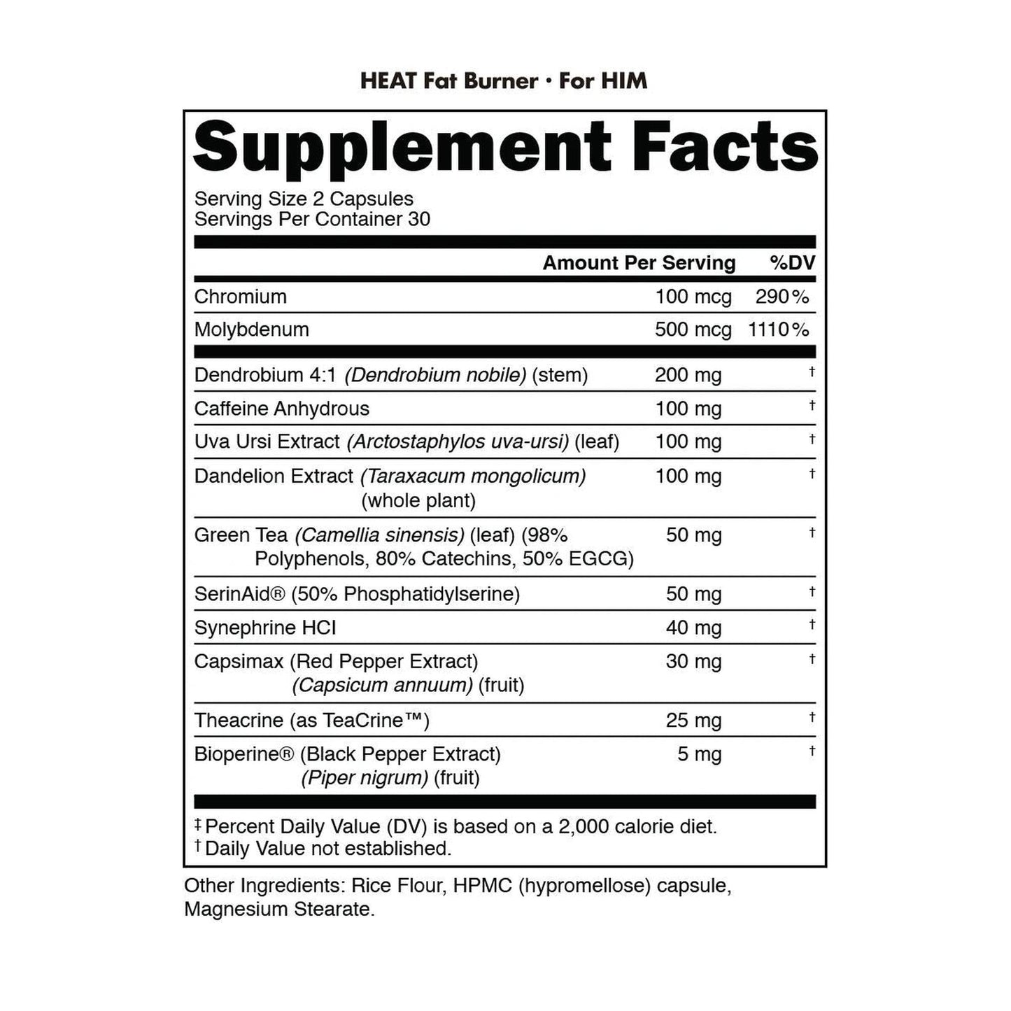 Bucked Up Heat Fat Burner