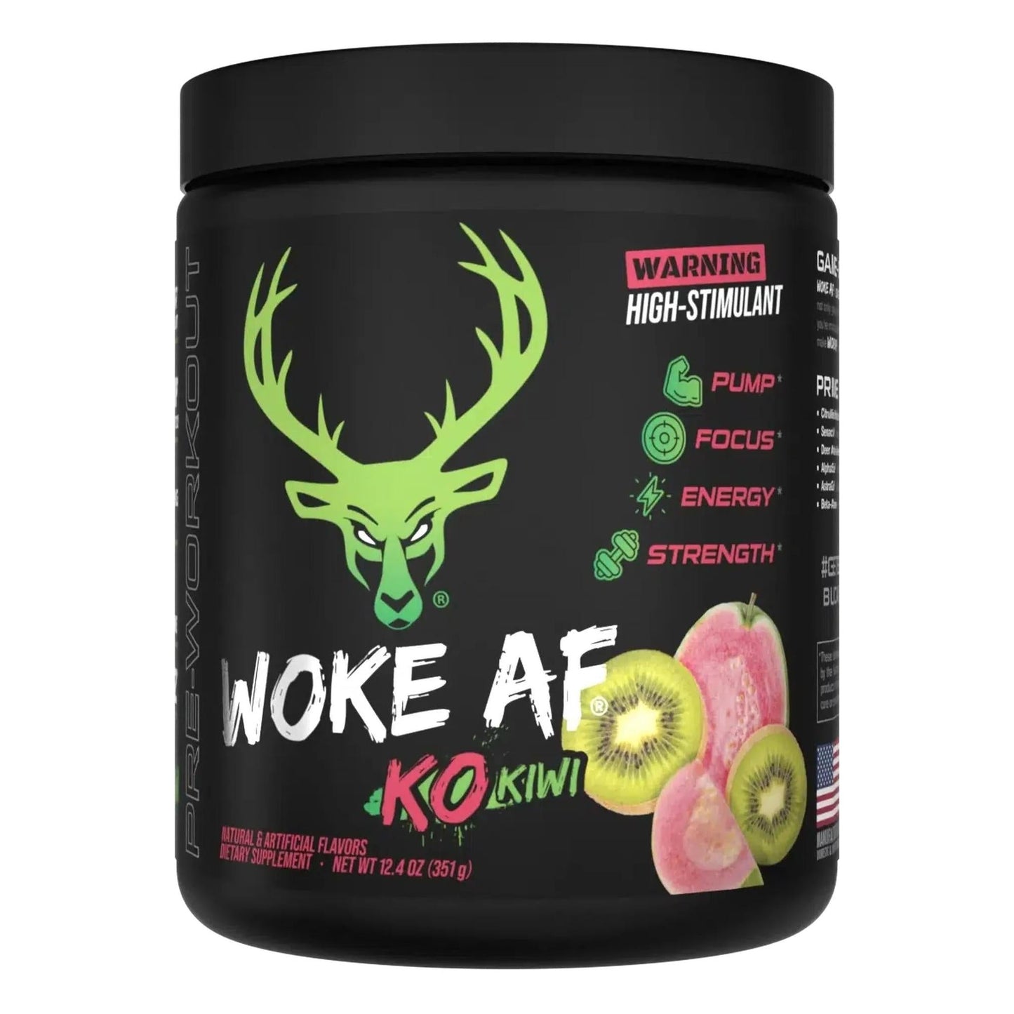 Bucked Up Woke AF High-Stimulant Pre-Workout