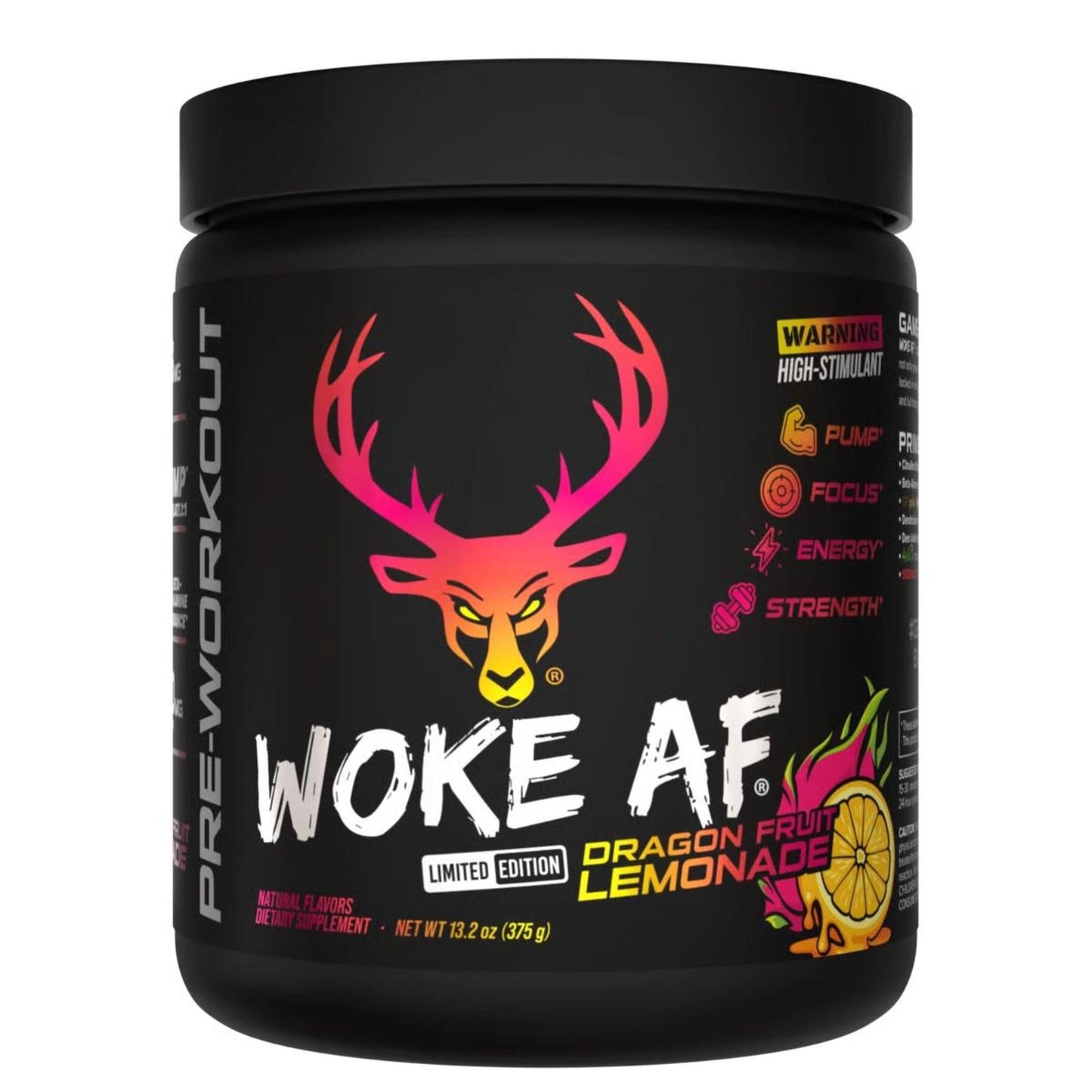 Bucked Up Woke AF High-Stimulant Pre-Workout