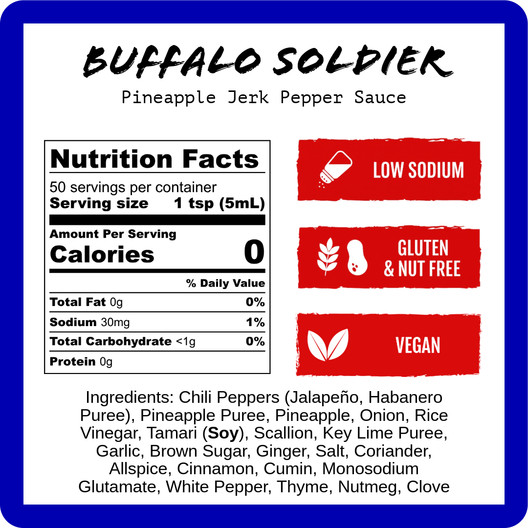 Buffalo Soldier - Pineapple Jerk (9oz)