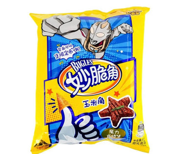 Bugles BBQ Flavor – Chinese BBQ Bugles Corn Chips Ultraman Edition (China)