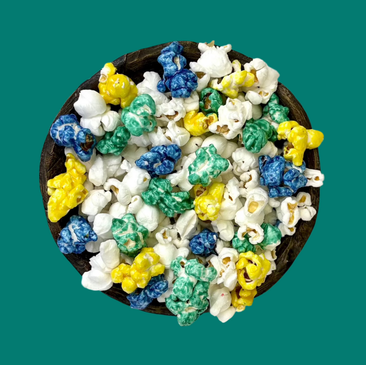 Teal, Yellow, and Blue Team 🏀 🏈 ⚾️ 🏒 ⚽️ Gourmet Popcorn