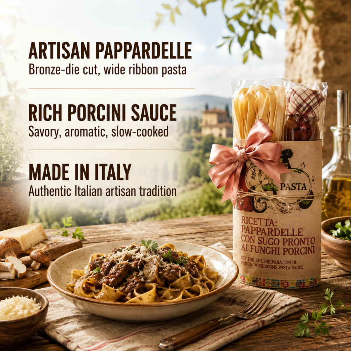 Artigiani dei Sapori, Pappardelle Pasta Gift Set