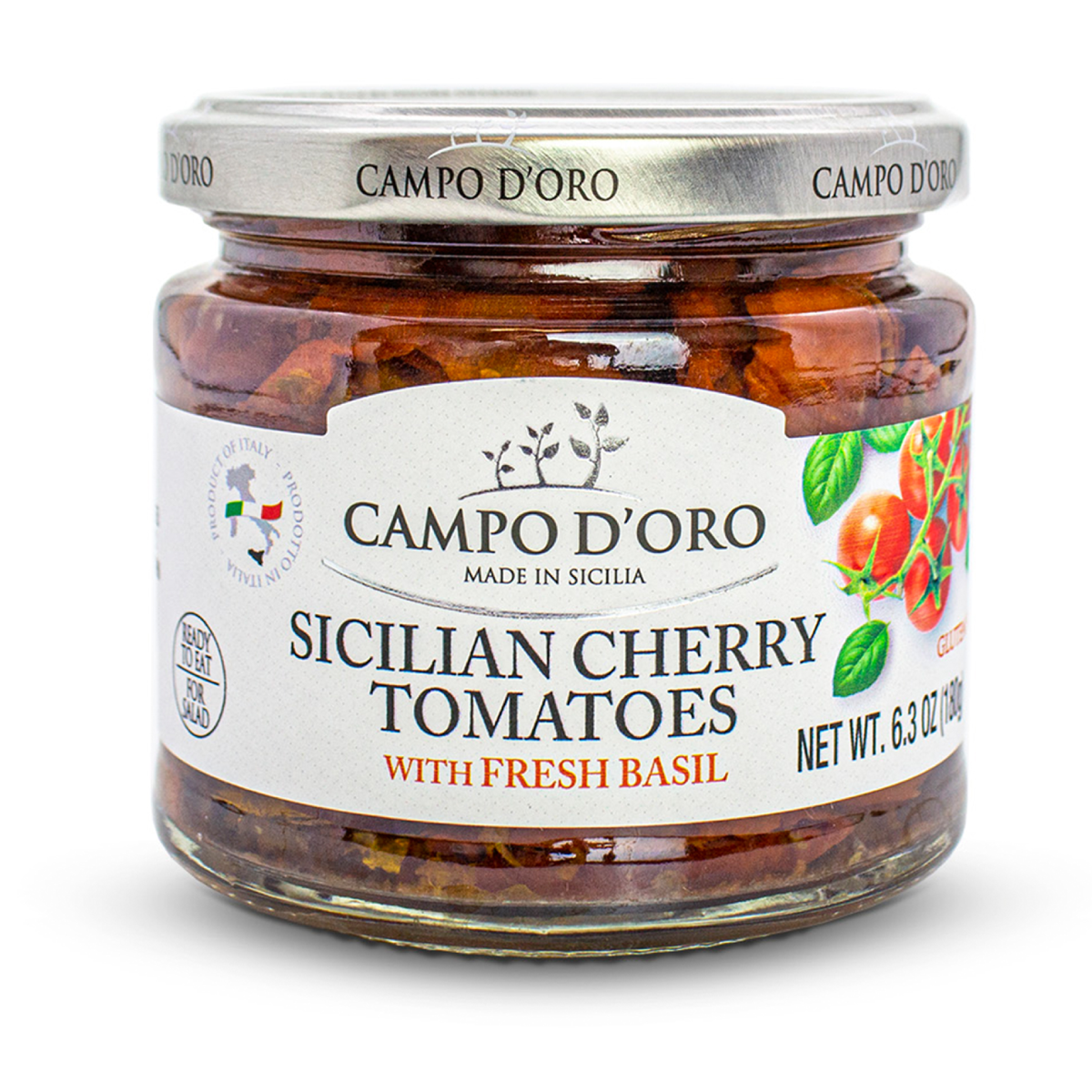 Campo D'Oro, Sundried Cherry Tomatoes in Oil, 6.35