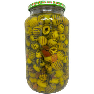 Grilled Green Olives – Premium Snack