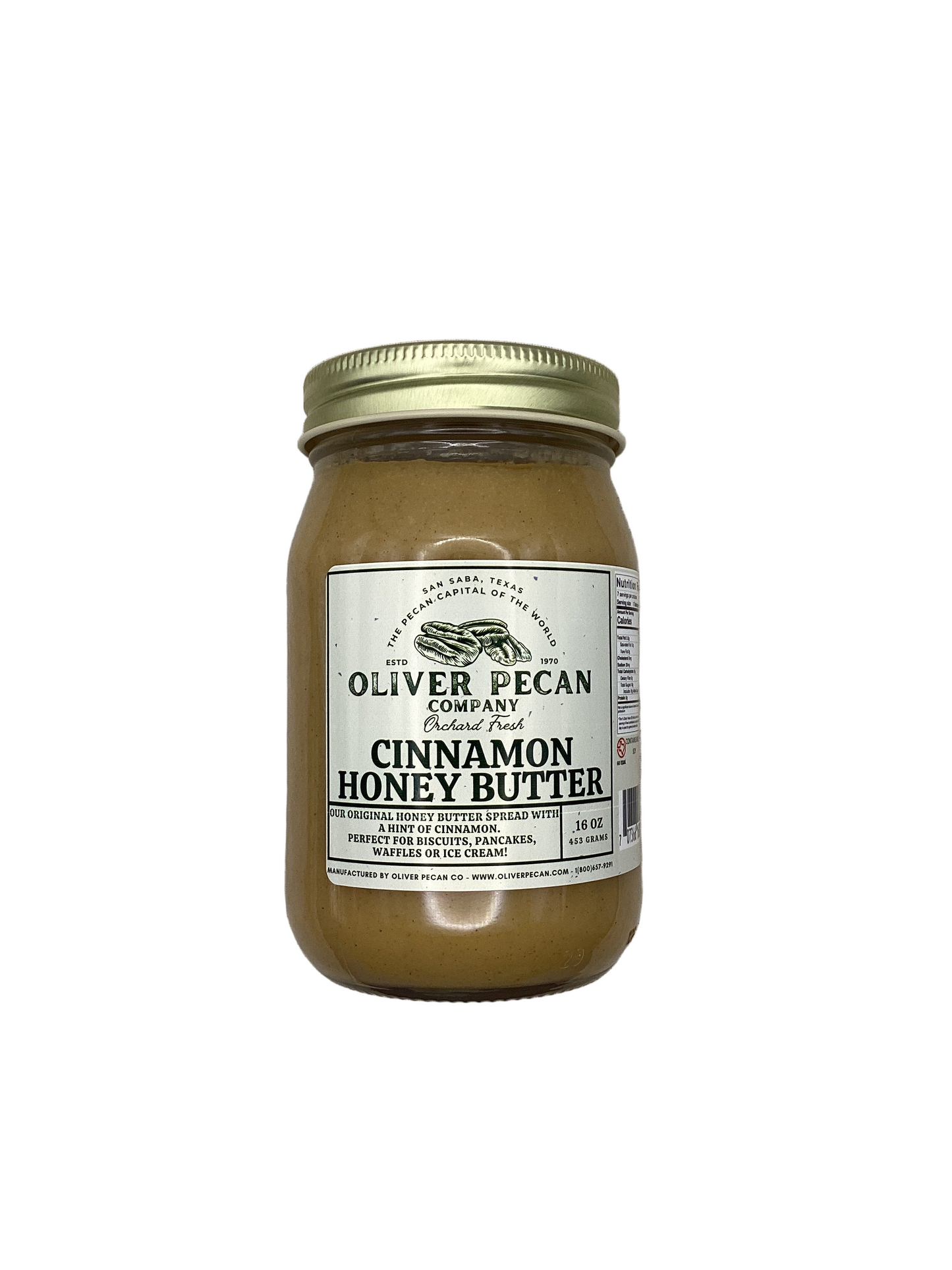Pecan Honey Butter - 16 oz