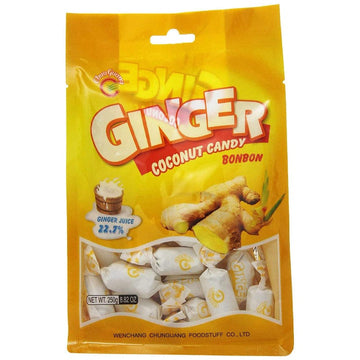 Chun Guang Ginger Coconut Hard Candy BonBon, 8.82 oz