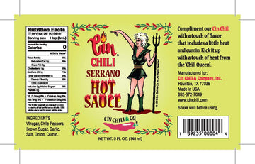 Cin Chili Serrano Hot Sauce