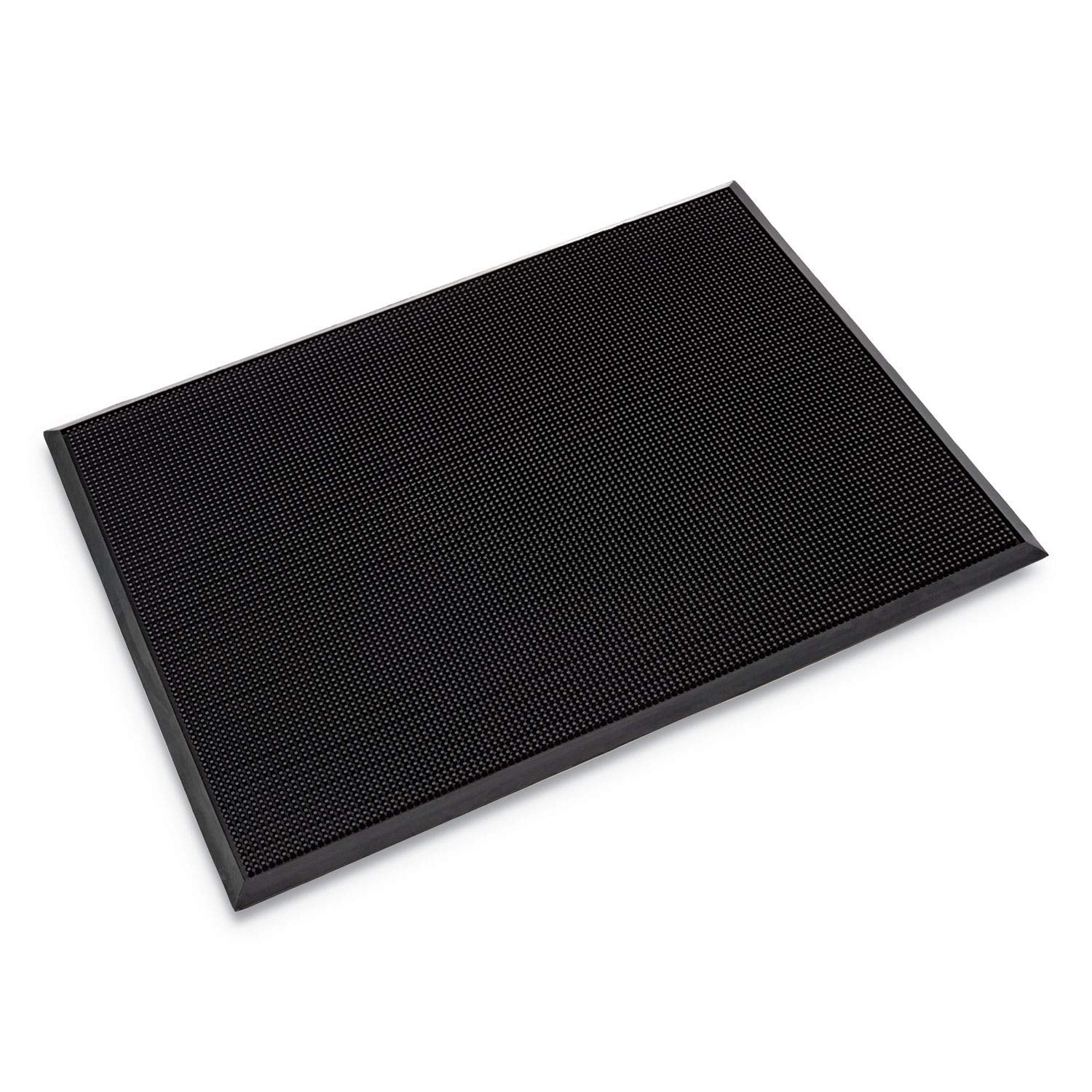 Mat-A-Dor Entrance/Scraper Mat, Rubber - Black (Pack Of 2)