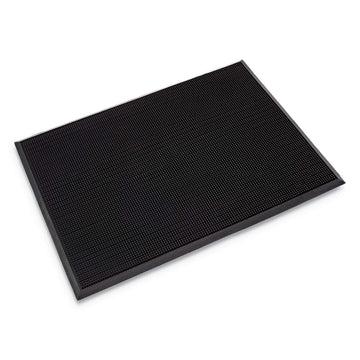 Mat-A-Dor Entrance/Scraper Mat, Rubber - Black (Pack Of 2)