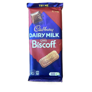 Cadbury Dairy Milk Biscoff 170g – Extra Large Chocolate Bar with Lotus Biscoff (Australia)