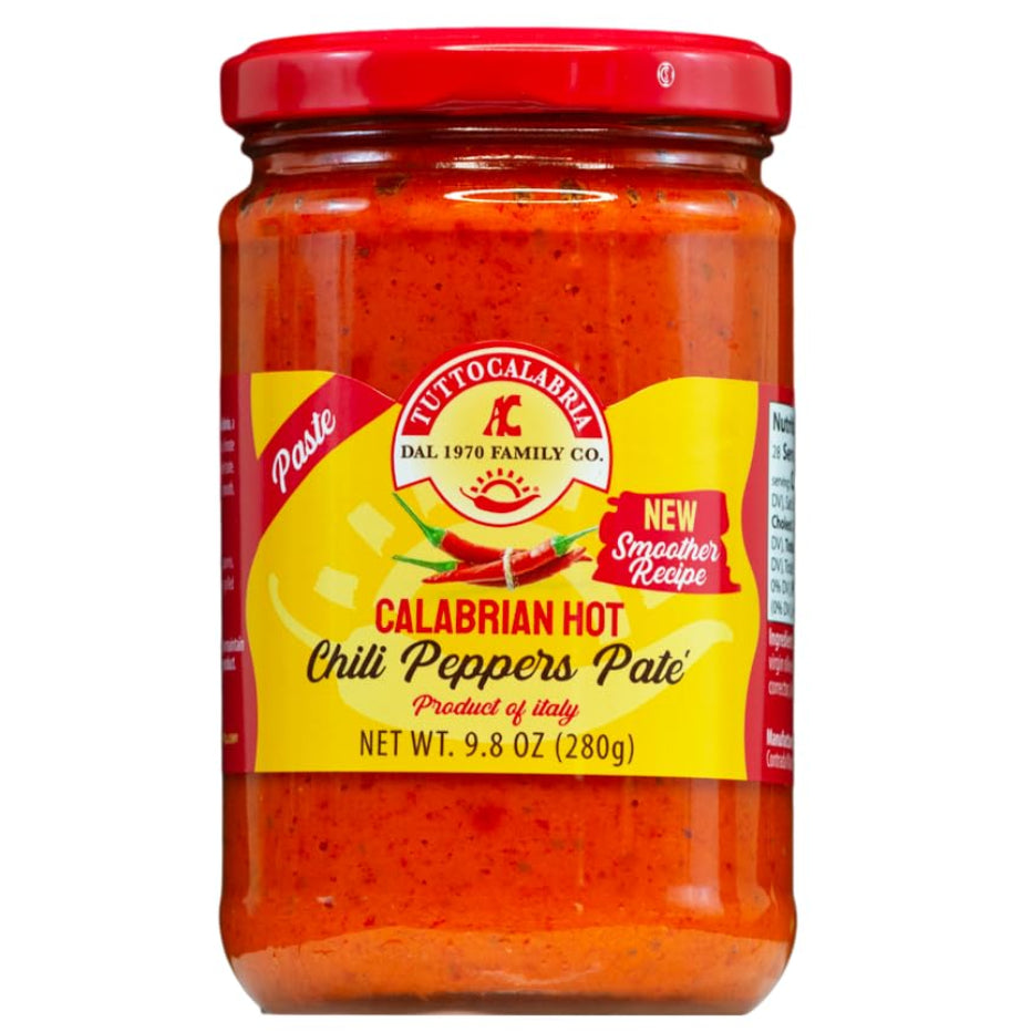 TuttoCalabria Calabrian hot Chili Pepper Pate – 8 oz (227g)