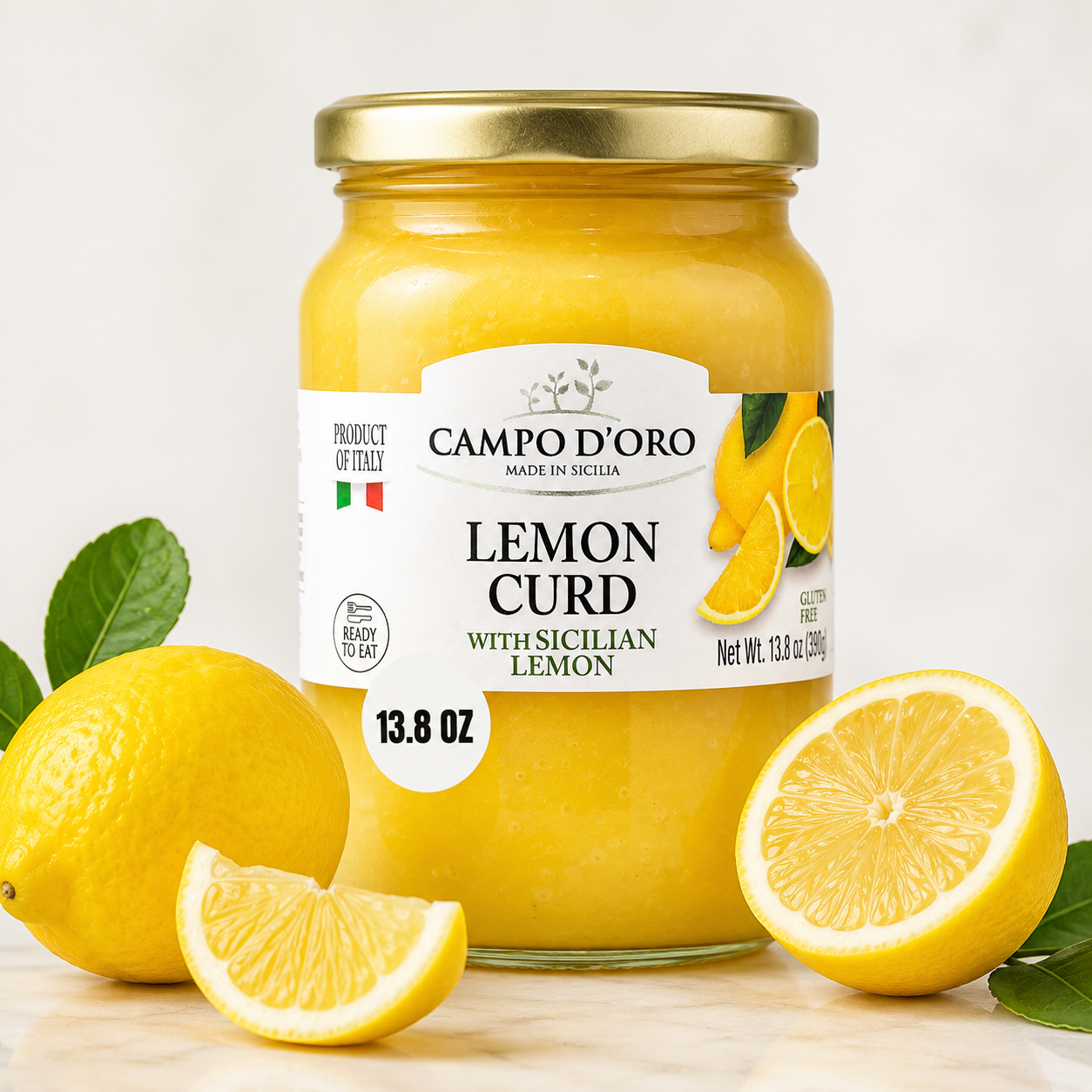 Campo D'Oro, Lemon Curd, 13.8 oz