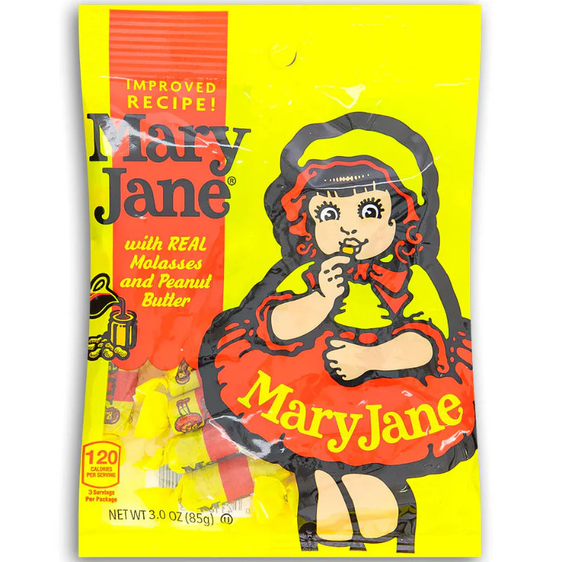 Mary Jane Peanut Butter and Molasses Candy Chews