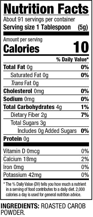 Carob Powder, Medium Roast