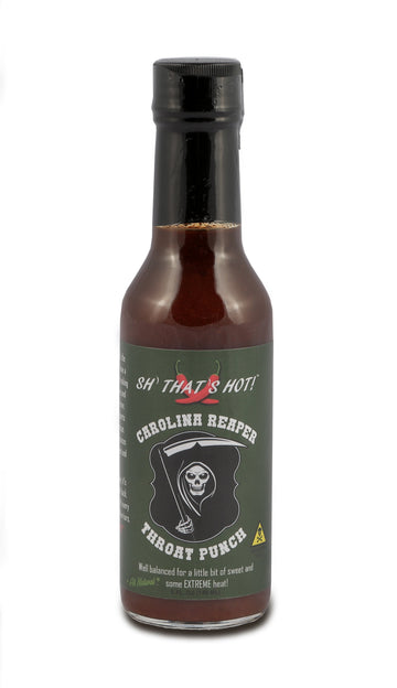 Carolina Reaper Throat Punch hot sauce