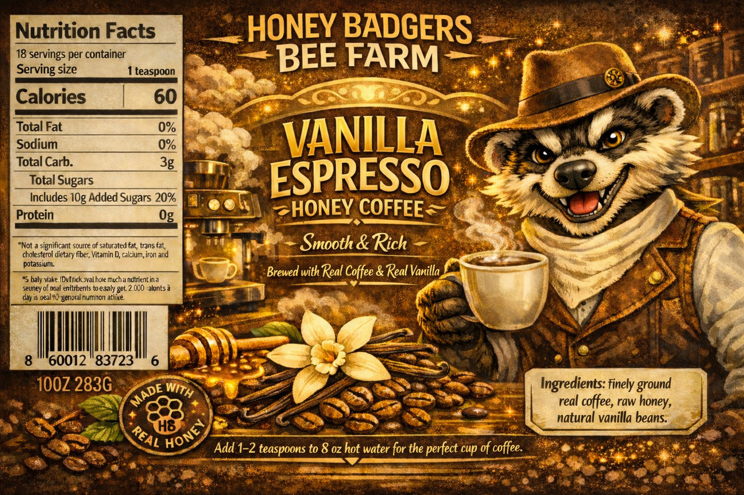 Vanilla Espresso Coffee