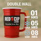 Redcupliving 24oz Reusable Red Beer Mug | BPA-Free, Shatter-Resistant Plastic