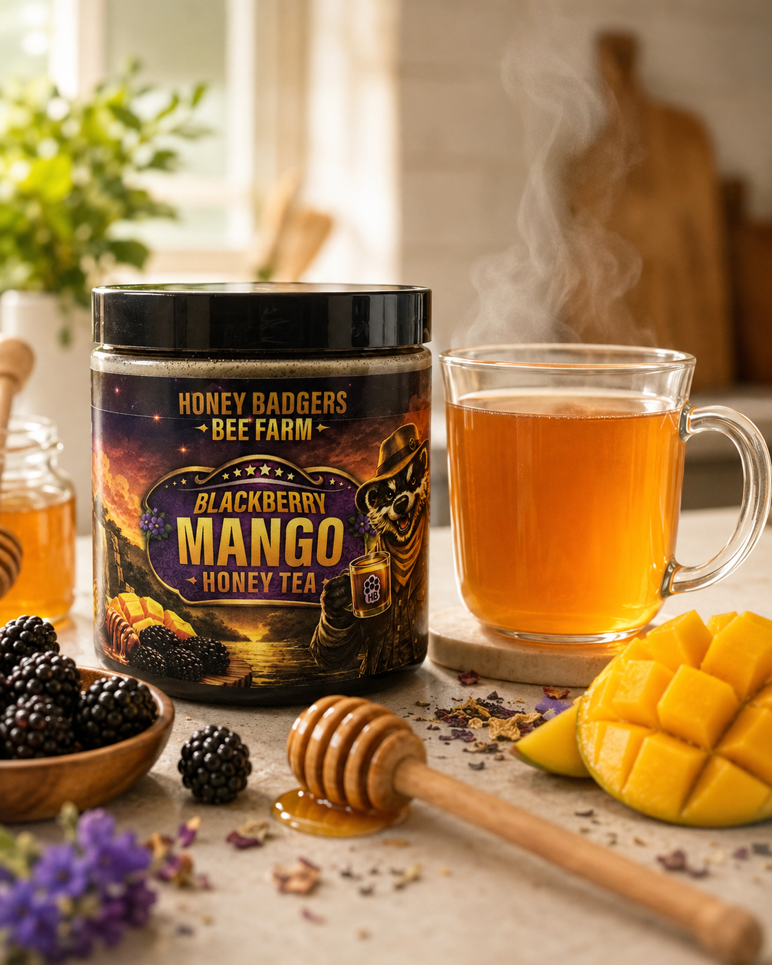 Blackberry Honey Tea