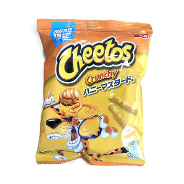 Cheetos Crunchy Honey Mustard Flavor Corn Snacks – Sweet & Tangy Japanese Cheetos (Japan)