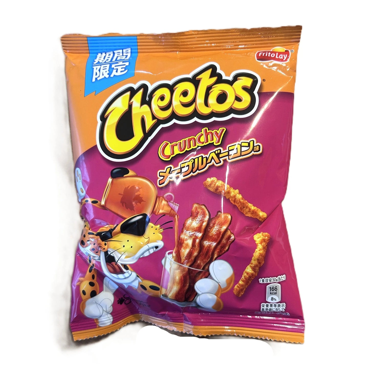 Cheetos Crunchy Maple Bacon Flavor Corn Snacks – Sweet & Savory Limited Edition (Japan)